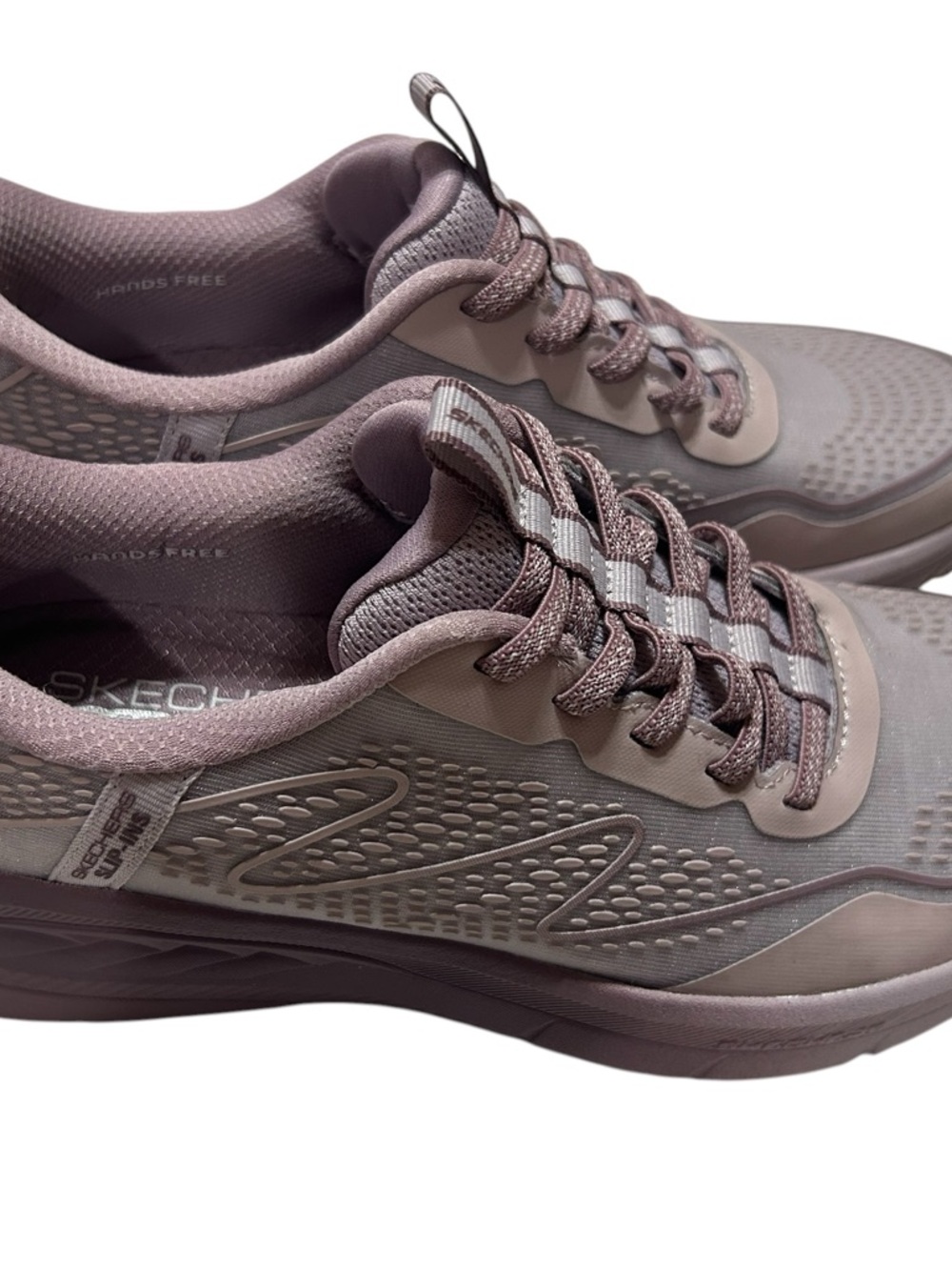 Skechers Women’s Lavender Comfort Walking Sneakers Slip Ons 8.5 - Picture 3 of 4